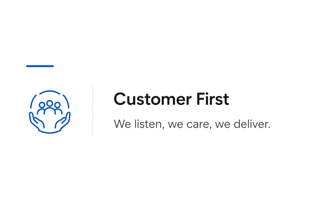 Customer First