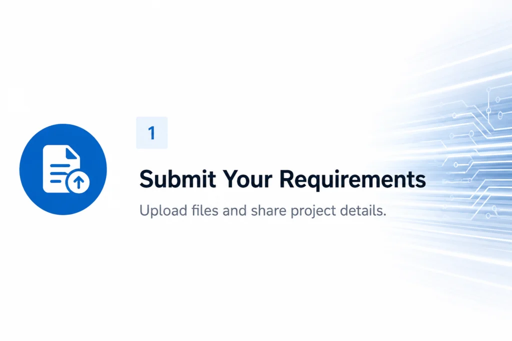 Submit your requirements