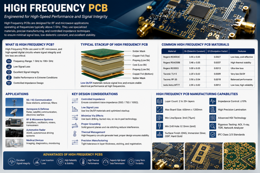 High Frequency PCB
