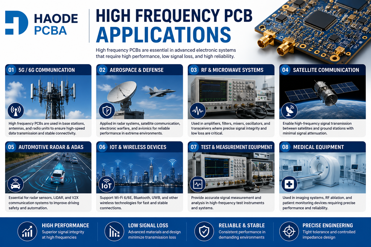 High Frequency PCB Applications