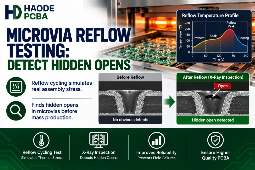 Microvia Reflow Testing